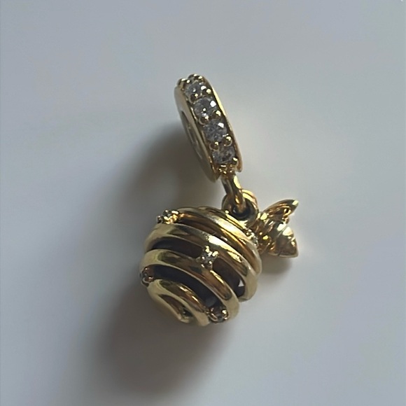 Pandora Gold and Silver Bee Charm Bracelet - Picture 2 of 3